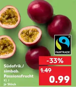 Kaufland Südafrik./ simbab. Passionsfrucht Angebot
