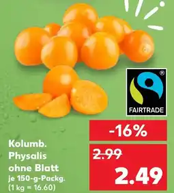 Kaufland Kolumb. Physalis ohne Blatt Angebot