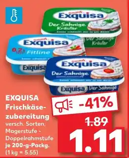 Kaufland EXQUISA Frischkäsezubereitung Angebot