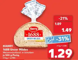 Kaufland HARRY 1688 Unser Mildes Angebot