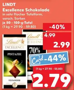 Kaufland LINDT Excellence Schokolade Angebot