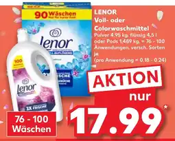 Kaufland LENOR Voll- oder Colorwaschmittel Angebot