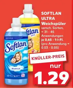 Kaufland SOFTLAN ULTRA Weichspüler Angebot