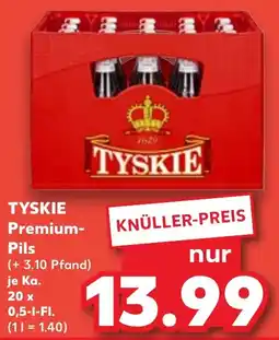 Kaufland TYSKIE Premium- Pils Angebot