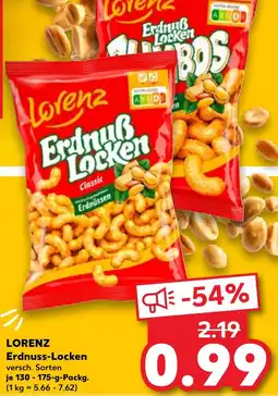 Kaufland LORENZ Erdnuss-Locken Angebot