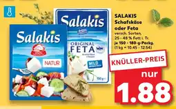 Kaufland SALAKIS Schafskäse oder Feta Angebot