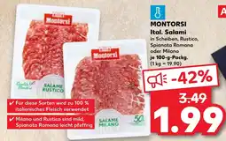 Kaufland MONTORSI Ital. Salami Angebot