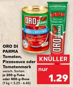 Kaufland ORO DI PARMA Tomaten, Pizzasauce oder Tomatenmark Angebot