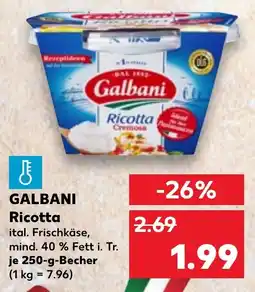 Kaufland GALBANI Ricotta Angebot