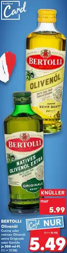 Kaufland BERTOLLI Olivenöl Angebot