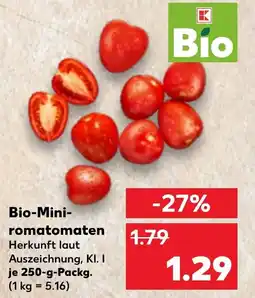 Kaufland Bio-Miniromatomaten Angebot