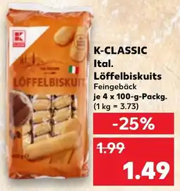 Kaufland K-CLASSIC Ital. Löffelbiskuits Angebot