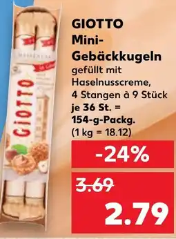 Kaufland GIOTTO Mini- Gebäckkugeln Angebot