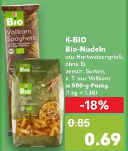 Kaufland K-BIO Bio-Nudeln Angebot