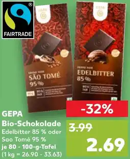 Kaufland GEPA Bio-Schokolade Angebot
