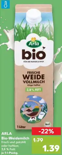 Kaufland ARLA Bio-Weidemilch Angebot