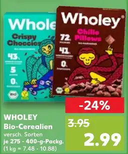 Kaufland WHOLEY Bio-Cerealien Angebot