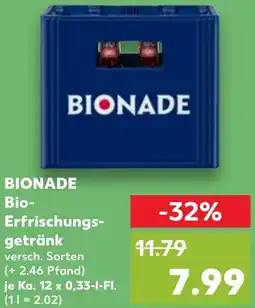 Kaufland BIONADE Bio- Erfrischungsgetränk Angebot