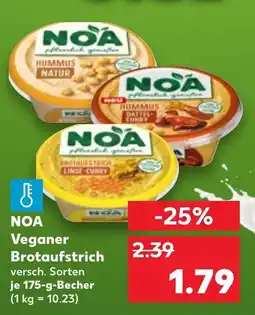 Kaufland NOA Veganer Brotaufstrich Angebot