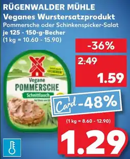 Kaufland RÜGENWALDER MÜHLE Veganes Wurstersatzprodukt Angebot