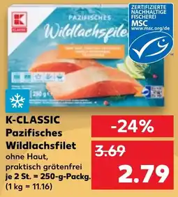 Kaufland K-CLASSIC Pazifisches Wildlachsfilet Angebot
