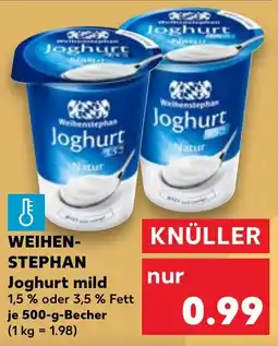 Kaufland WEIHEN- STEPHAN Joghurt mild Angebot