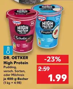 Kaufland DR. OETKER High Protein Angebot