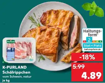 Kaufland K-PURLAND Schälrippchen Angebot