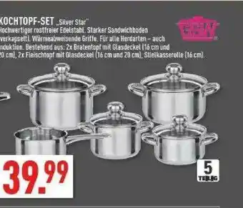 Marktkauf Gsw Kochtopf-set „silver Star“ Angebot