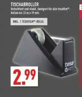 Marktkauf Tischabroller Angebot