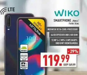 Marktkauf Wiko Smartphone „view 4“ Angebot