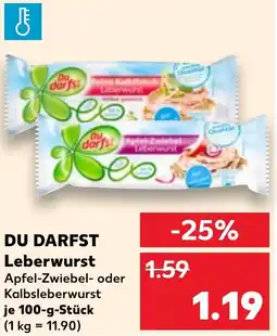 Kaufland DU DARFST Leberwurst Angebot