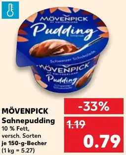 Kaufland MÖVENPICK Sahnepudding Angebot