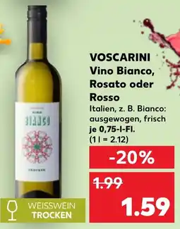 Kaufland VOSCARINI Vino Bianco, Rosato oder Rosso Angebot