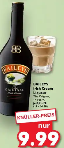 Kaufland BAILEYS Irish Cream Liqueur Angebot