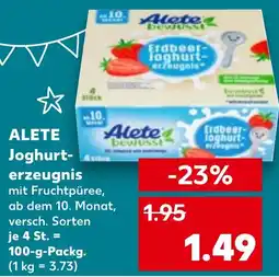 Kaufland ALETE Joghurterzeugnis Angebot