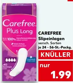 Kaufland CAREFREE Slipeinlagen Angebot