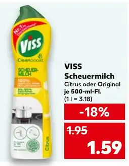 Kaufland VISS Scheuermilch Citrus oder Original Angebot