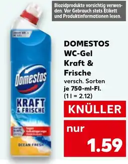 Kaufland DOMESTOS WC-Gel Kraft & Frische Angebot