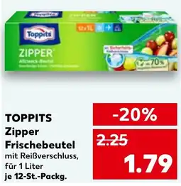 Kaufland TOPPITS Zipper Frischebeutel Angebot