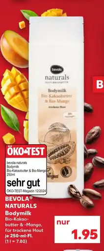 Kaufland BEVOLA NATURALS Bodymilk Angebot