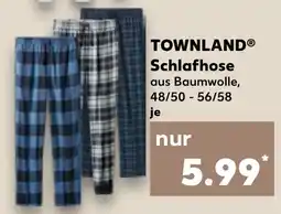 Kaufland TOWNLAND Schlafhose Angebot