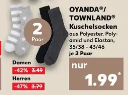 Kaufland OYANDA/ TOWNLAND Kuschelsocken Angebot