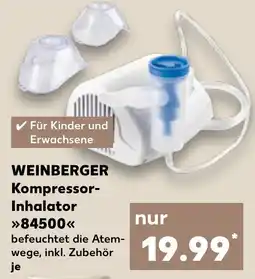 Kaufland WEINBERGER Kompressor- Inhalator 84500 Angebot