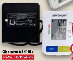 Kaufland WEINBERGER Blutdruckmessgerät Oberarm 84115 Angebot