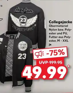 Kaufland TOP GUN Collegejacke Angebot