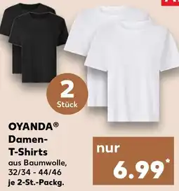 Kaufland OYANDA Damen- T-Shirts Angebot