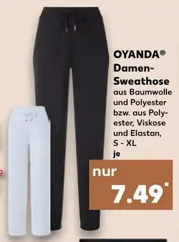 Kaufland OYANDA Damen- Sweathose Angebot