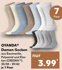 Kaufland OYANDA Damen-Socken Angebot