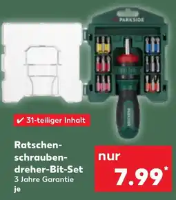 Kaufland PARKSIDE Ratschenschraubendreher-Bit-Set Angebot